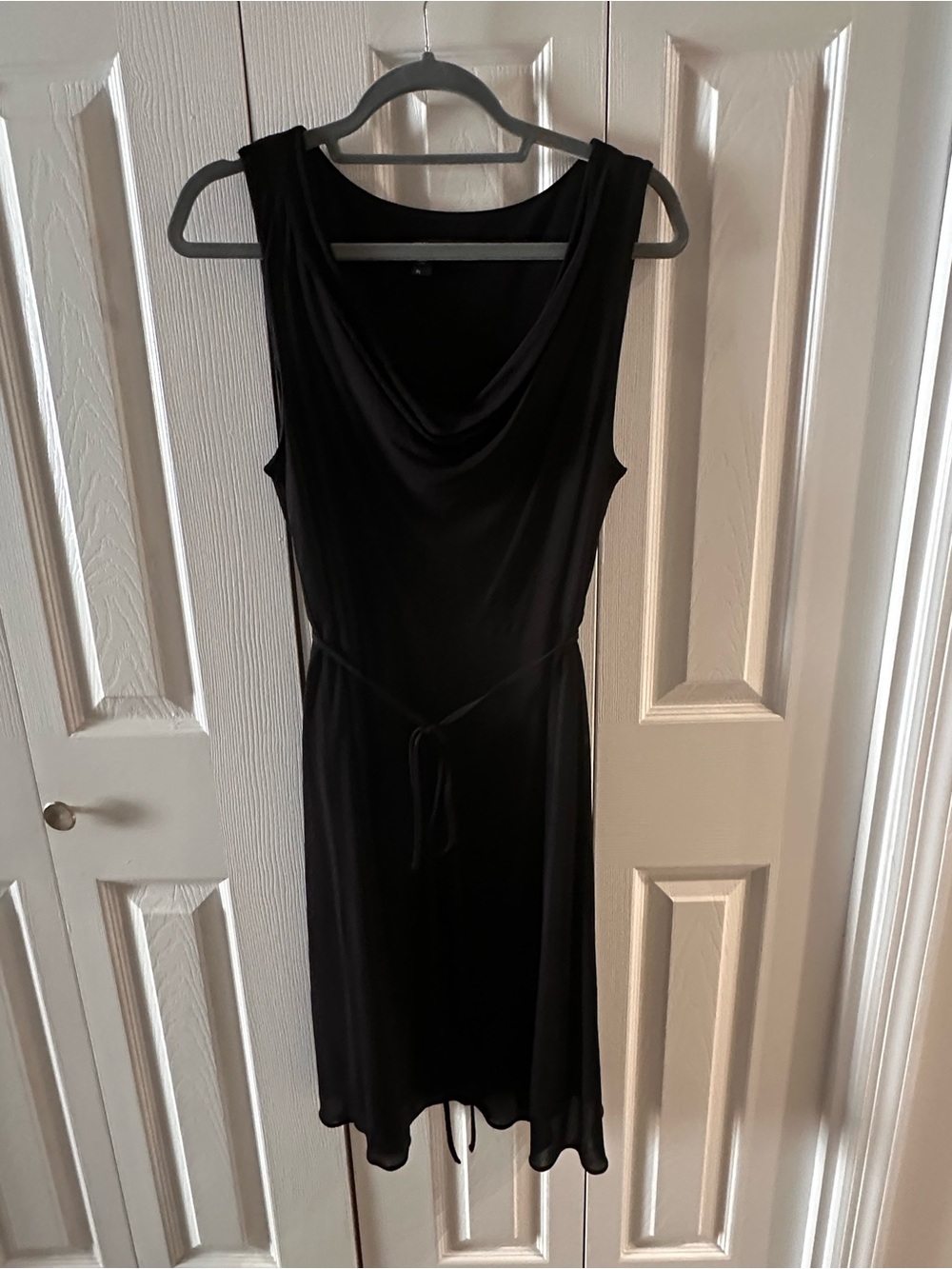 Eileen Fisher Black Sleeveless Midi Dress